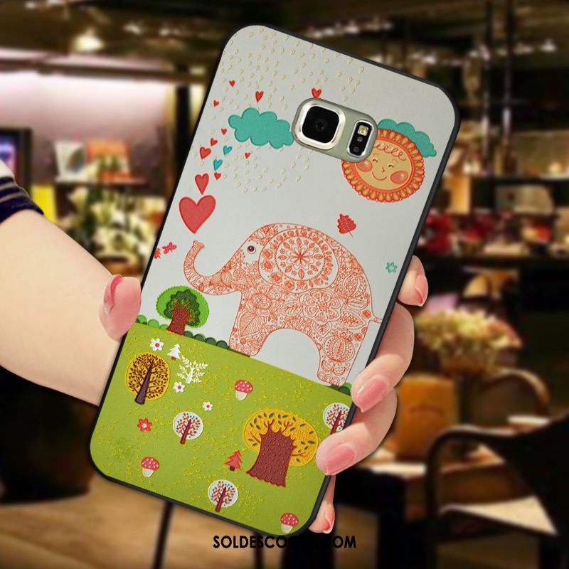 Coque Samsung Galaxy S6 Edge Étui Étoile Animal Téléphone Portable Dessin Animé France