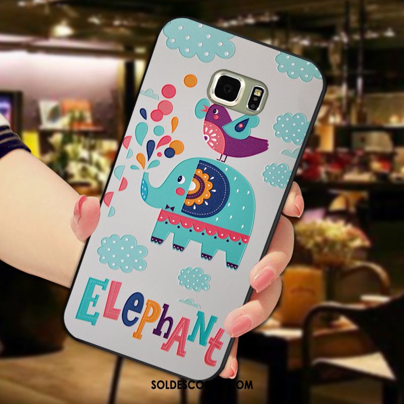 Coque Samsung Galaxy S6 Edge Étui Étoile Animal Téléphone Portable Dessin Animé France