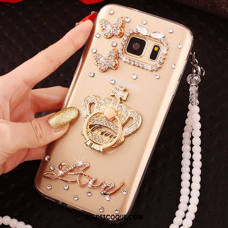 Coque Samsung Galaxy S6 Fluide Doux Incassable Support Étui Étoile En Ligne