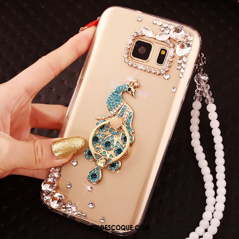 Coque Samsung Galaxy S6 Fluide Doux Incassable Support Étui Étoile En Ligne