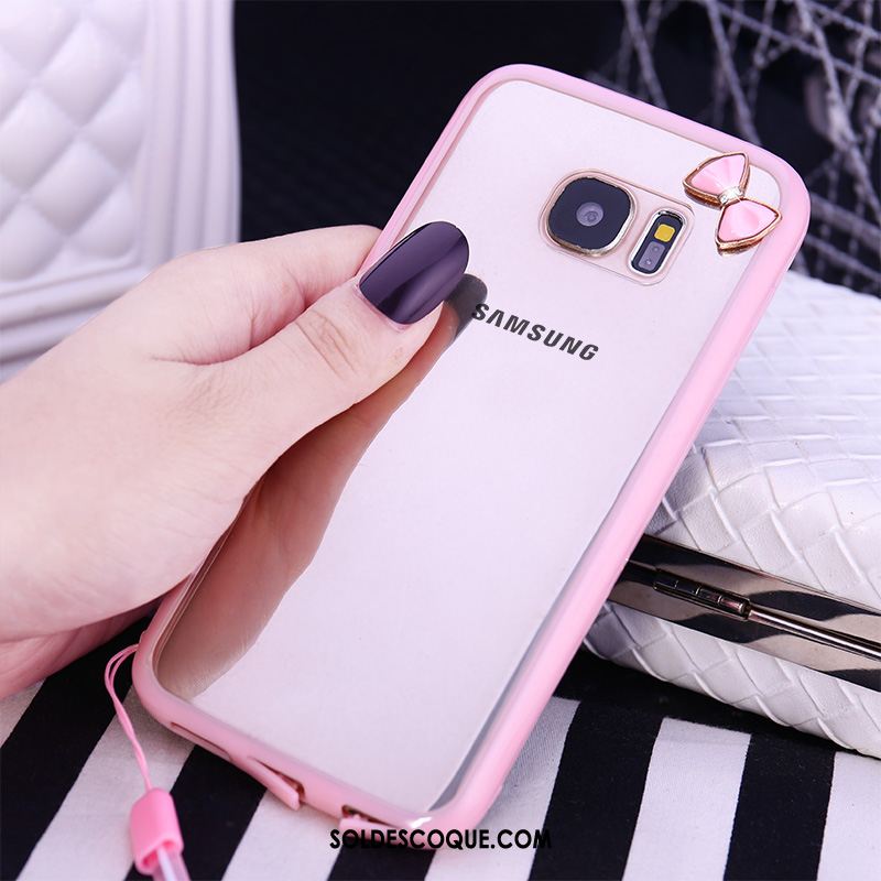 Coque Samsung Galaxy S6 Fluide Doux Téléphone Portable Créatif Étui Silicone Housse Pas Cher