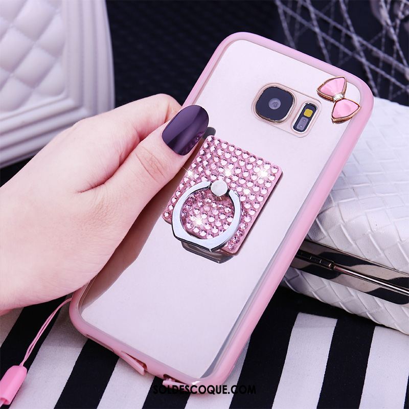 Coque Samsung Galaxy S6 Fluide Doux Téléphone Portable Créatif Étui Silicone Housse Pas Cher