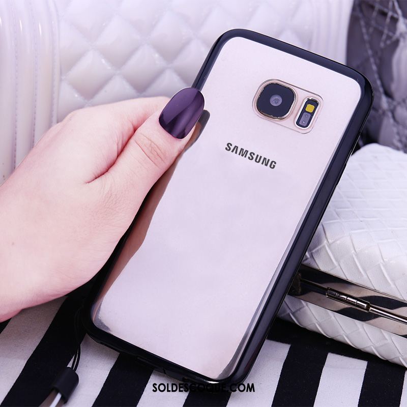 Coque Samsung Galaxy S6 Fluide Doux Téléphone Portable Créatif Étui Silicone Housse Pas Cher