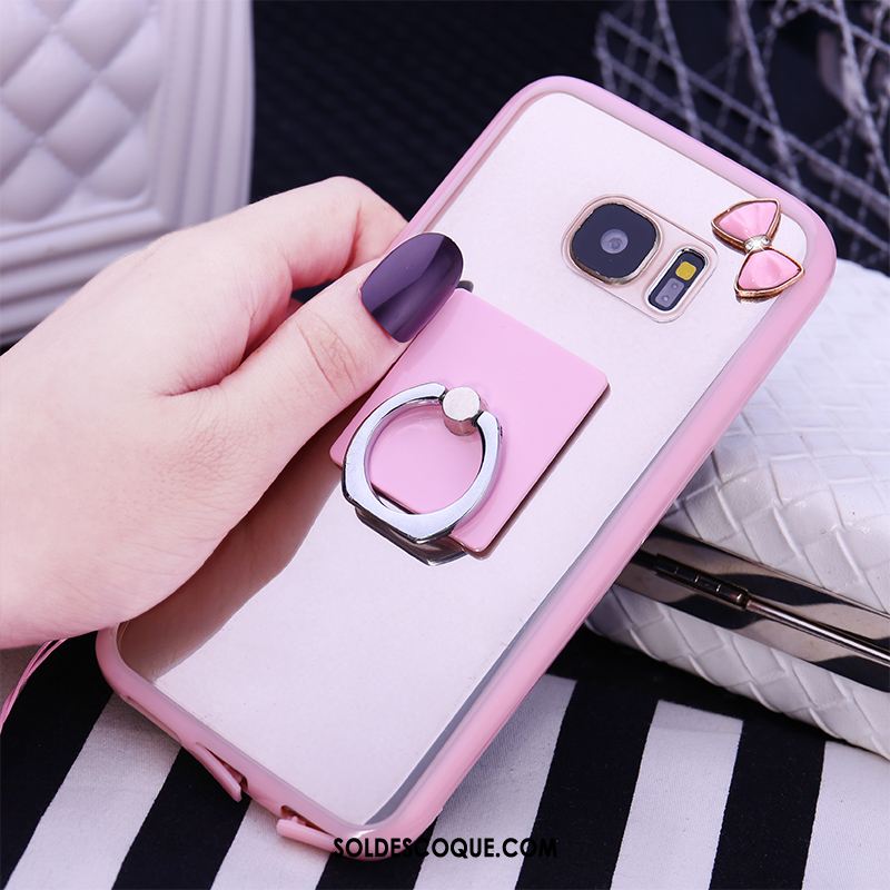 Coque Samsung Galaxy S6 Fluide Doux Téléphone Portable Créatif Étui Silicone Housse Pas Cher