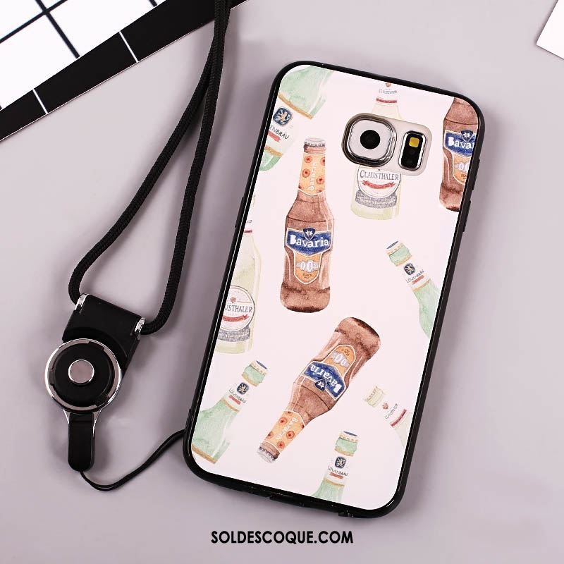 Coque Samsung Galaxy S6 Ornements Suspendus Étoile Tout Compris Téléphone Portable Incassable Soldes