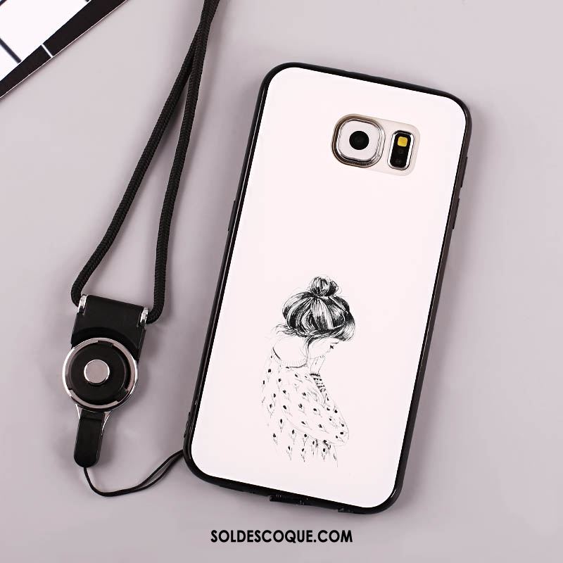 Coque Samsung Galaxy S6 Ornements Suspendus Étoile Tout Compris Téléphone Portable Incassable Soldes