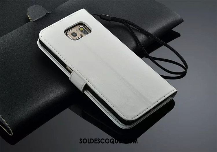 Coque Samsung Galaxy S6 Protection Étui En Cuir Étoile Clamshell Cuir Véritable Pas Cher