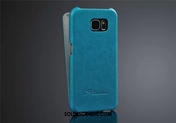 Coque Samsung Galaxy S6 Protection Étui En Cuir Étoile Clamshell Cuir Véritable Pas Cher