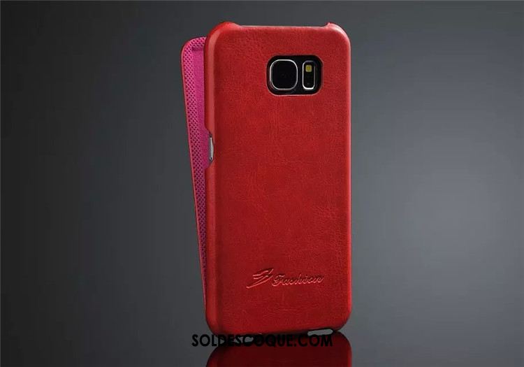 Coque Samsung Galaxy S6 Protection Étui En Cuir Étoile Clamshell Cuir Véritable Pas Cher