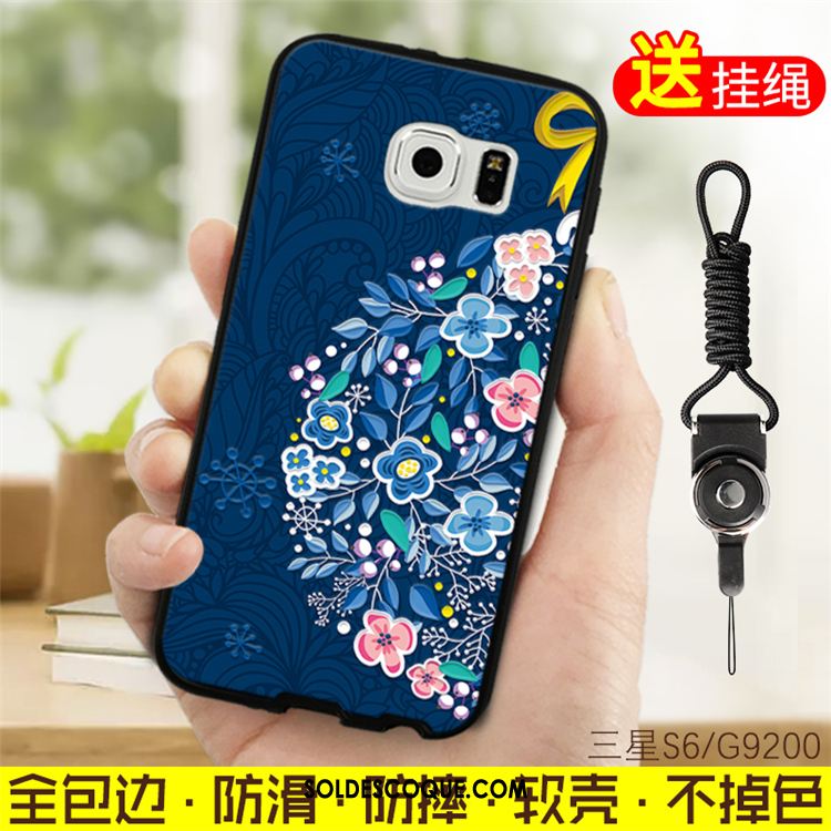 Coque Samsung Galaxy S6 Rose Fluide Doux Silicone Incassable Téléphone Portable Pas Cher