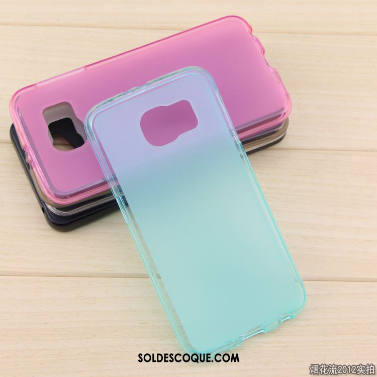 Coque Samsung Galaxy S6 Téléphone Portable Protection Silicone Fluide Doux Étoile En Vente