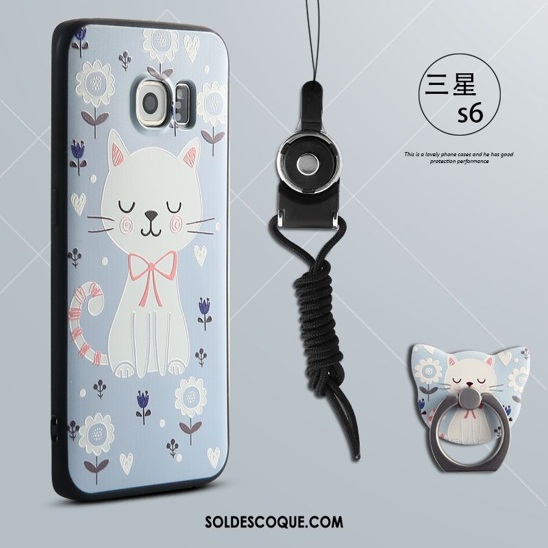 Coque Samsung Galaxy S6 Téléphone Portable Étoile Silicone Dessin Animé En Ligne