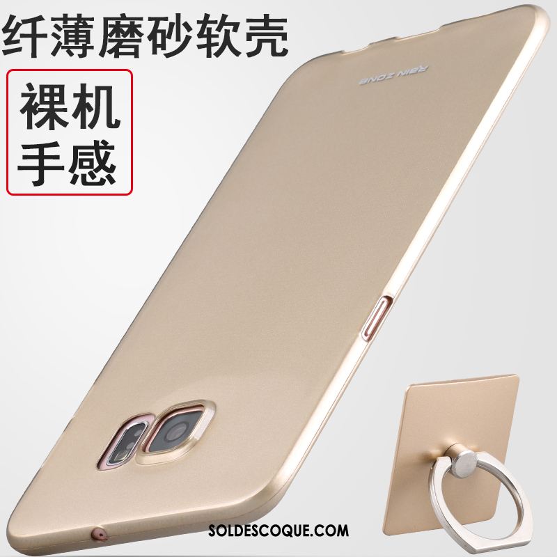 Coque Samsung Galaxy S6 Étoile Fluide Doux Silicone Téléphone Portable Rouge Soldes