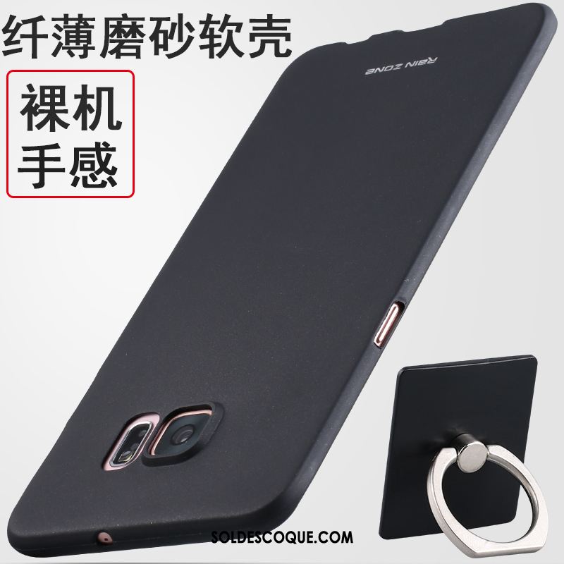 Coque Samsung Galaxy S6 Étoile Fluide Doux Silicone Téléphone Portable Rouge Soldes