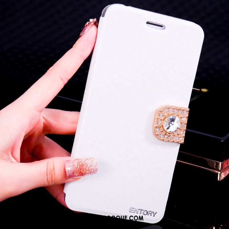 Coque Samsung Galaxy S6 Étoile Noir Incruster Strass Étui Étui En Cuir Soldes