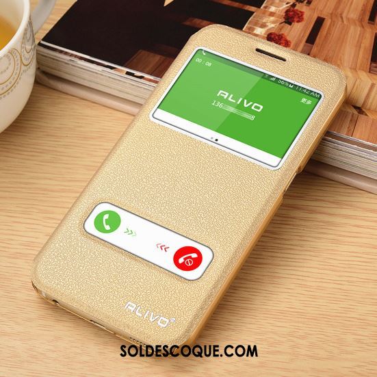 Coque Samsung Galaxy S6 Étoile Rouge Étui Étui En Cuir Téléphone Portable Pas Cher