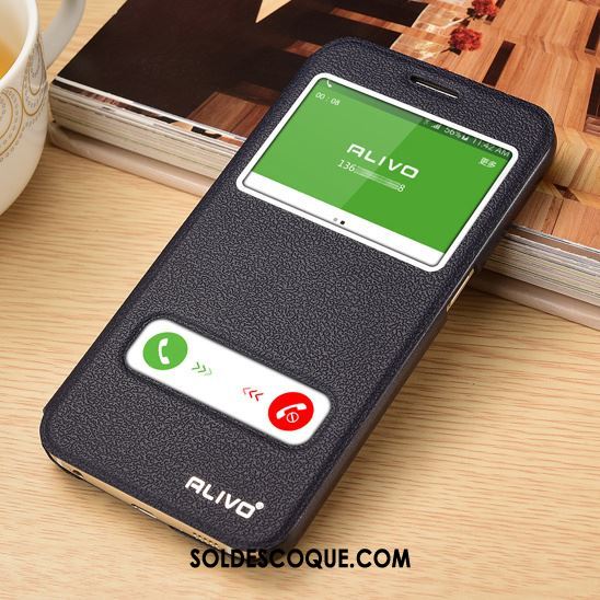 Coque Samsung Galaxy S6 Étoile Rouge Étui Étui En Cuir Téléphone Portable Pas Cher
