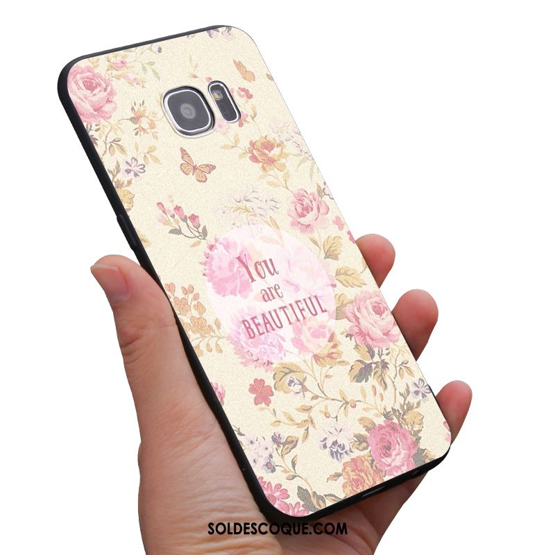 Coque Samsung Galaxy S6 Étoile Silicone Fluide Doux Téléphone Portable Art En Vente