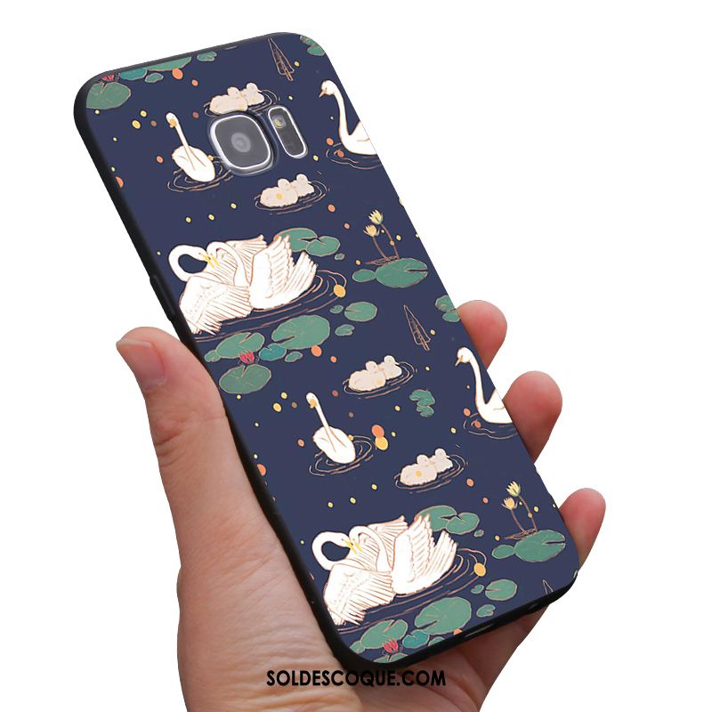 Coque Samsung Galaxy S6 Étoile Silicone Fluide Doux Téléphone Portable Art En Vente