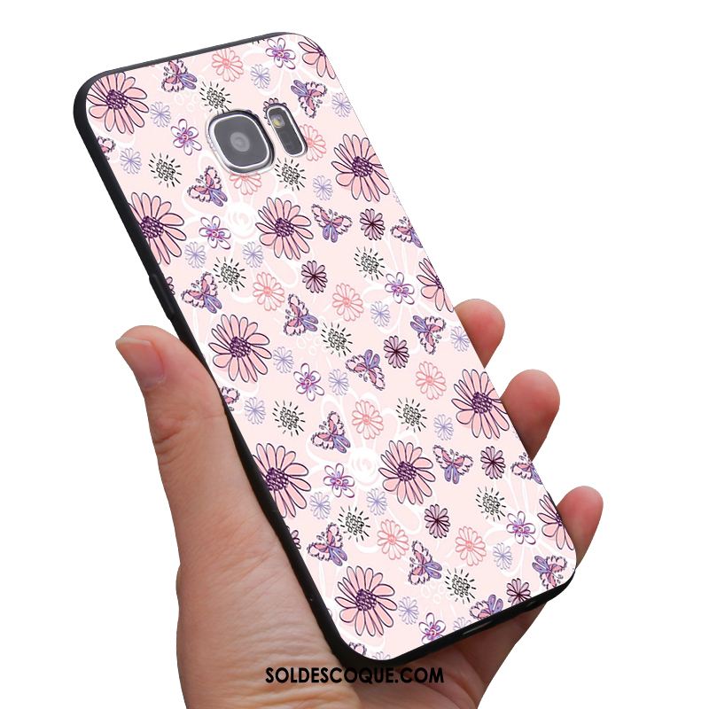 Coque Samsung Galaxy S6 Étoile Silicone Fluide Doux Téléphone Portable Art En Vente