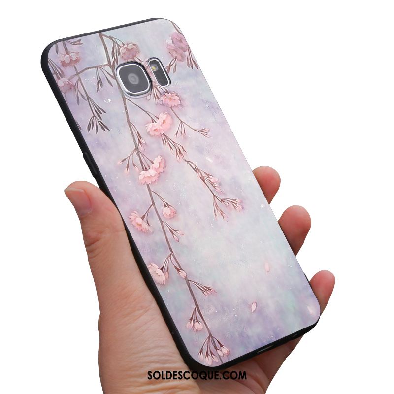 Coque Samsung Galaxy S6 Étoile Silicone Fluide Doux Téléphone Portable Art En Vente