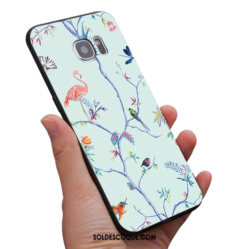 Coque Samsung Galaxy S6 Étoile Silicone Fluide Doux Téléphone Portable Art En Vente