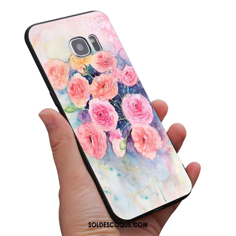 Coque Samsung Galaxy S6 Étoile Silicone Fluide Doux Téléphone Portable Art En Vente