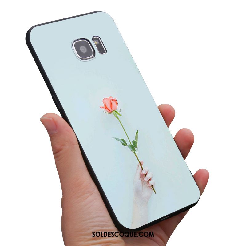 Coque Samsung Galaxy S6 Étoile Silicone Fluide Doux Téléphone Portable Art En Vente