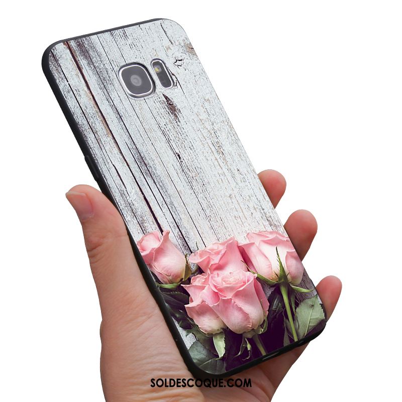 Coque Samsung Galaxy S6 Étoile Silicone Fluide Doux Téléphone Portable Art En Vente