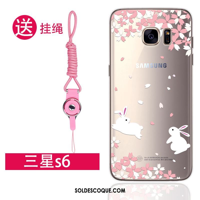 Coque Samsung Galaxy S6 Étoile Très Mince Fluide Doux Transparent Protection Housse En Vente