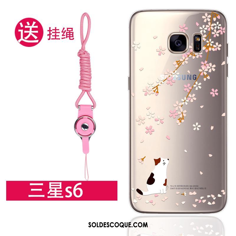 Coque Samsung Galaxy S6 Étoile Très Mince Fluide Doux Transparent Protection Housse En Vente