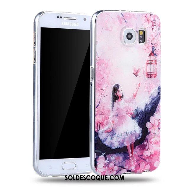 Coque Samsung Galaxy S6 Étoile Téléphone Portable Dessin Animé Étui Silicone Pas Cher