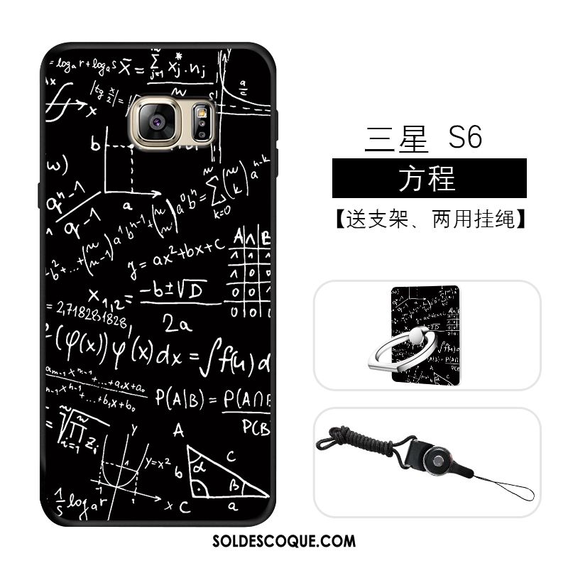 Coque Samsung Galaxy S6 Étui Incassable Bleu Fluide Doux Nouveau Pas Cher