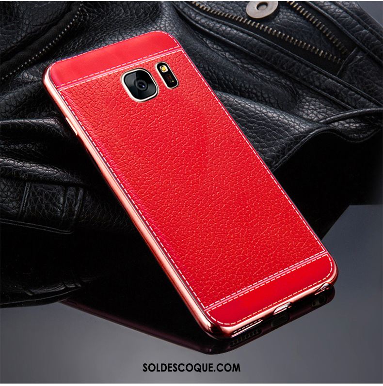 Coque Samsung Galaxy S6 Étui Rose Incassable Étoile Fluide Doux En Vente