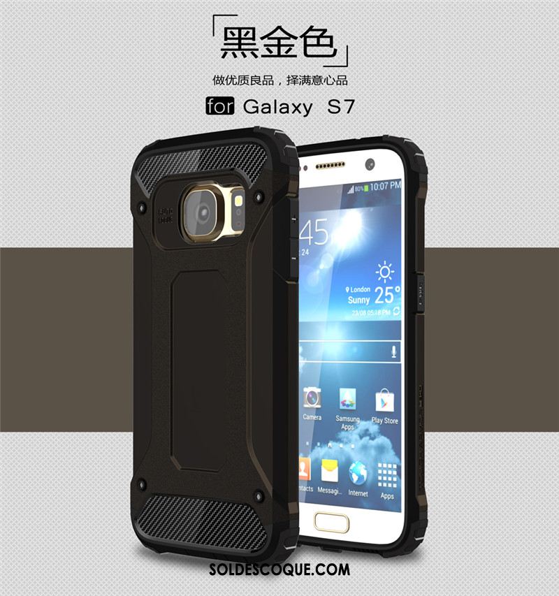 Coque Samsung Galaxy S7 Armure Étui Étoile Téléphone Portable Protection Pas Cher