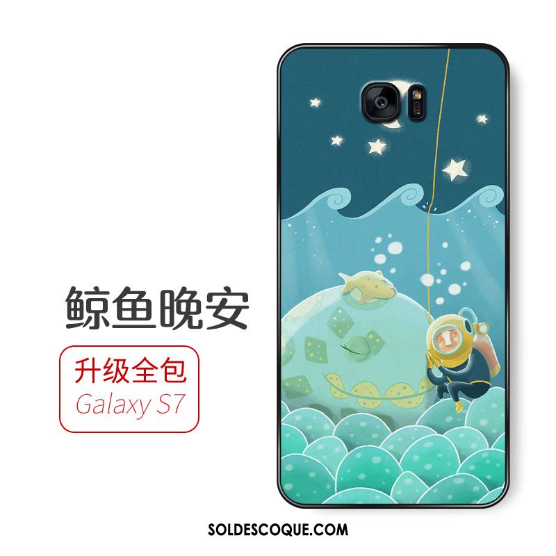 Coque Samsung Galaxy S7 Dessin Animé Étoile Téléphone Portable Étui Incassable Soldes