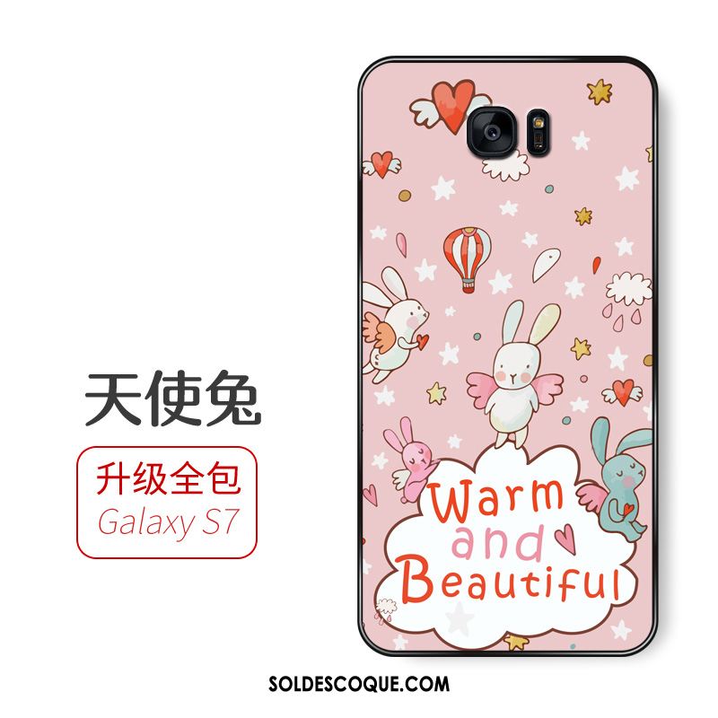 Coque Samsung Galaxy S7 Dessin Animé Étoile Téléphone Portable Étui Incassable Soldes