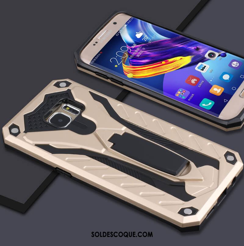 Coque Samsung Galaxy S7 Difficile Silicone Étui Étoile Rouge Pas Cher