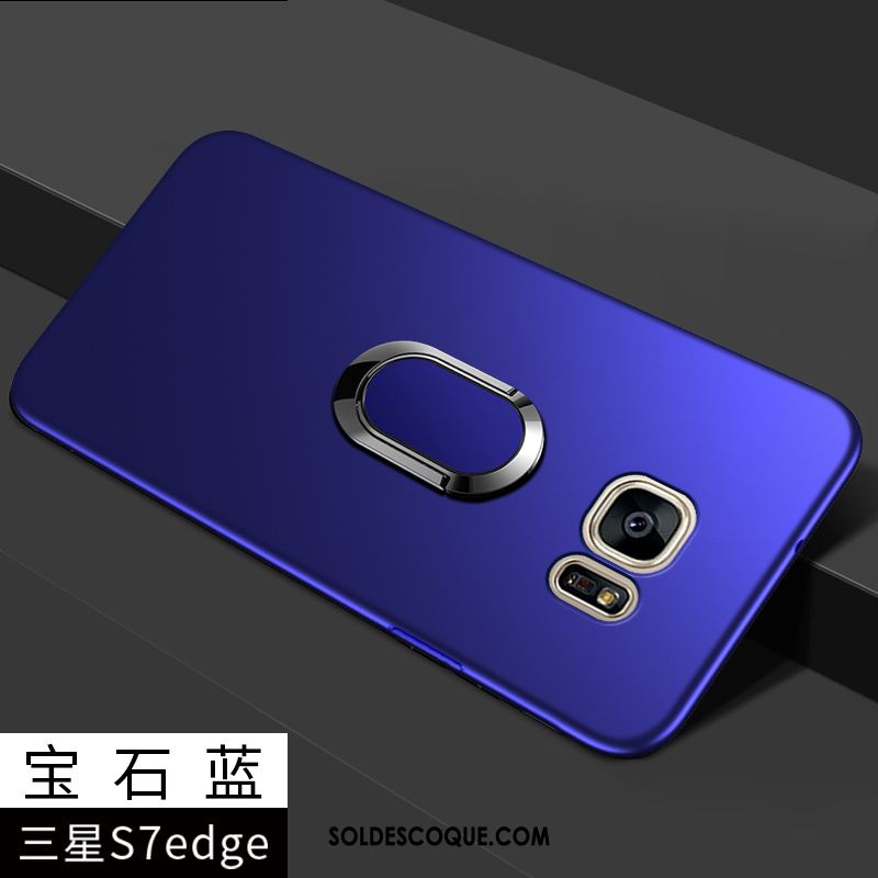 Coque Samsung Galaxy S7 Edge Fluide Doux Téléphone Portable Silicone Rouge Étui Pas Cher