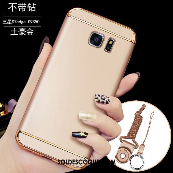 Coque Samsung Galaxy S7 Edge Incassable Étoile Étui Créatif Téléphone Portable Housse Pas Cher