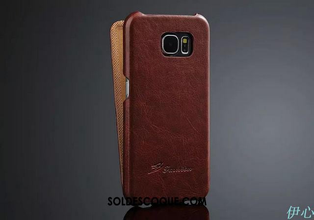 Coque Samsung Galaxy S7 Edge Légère Étoile Protection Étui En Cuir Téléphone Portable En Ligne