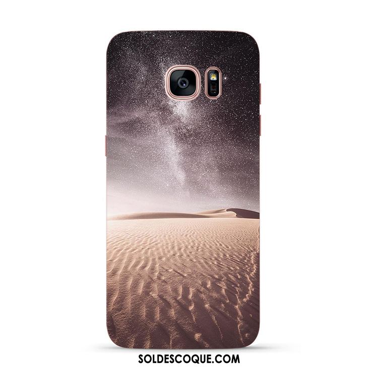 Coque Samsung Galaxy S7 Edge Protection Fluide Doux Silicone Téléphone Portable Paysage Housse En Ligne