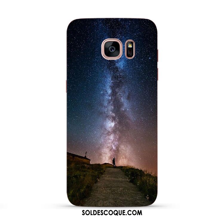 Coque Samsung Galaxy S7 Edge Protection Fluide Doux Silicone Téléphone Portable Paysage Housse En Ligne