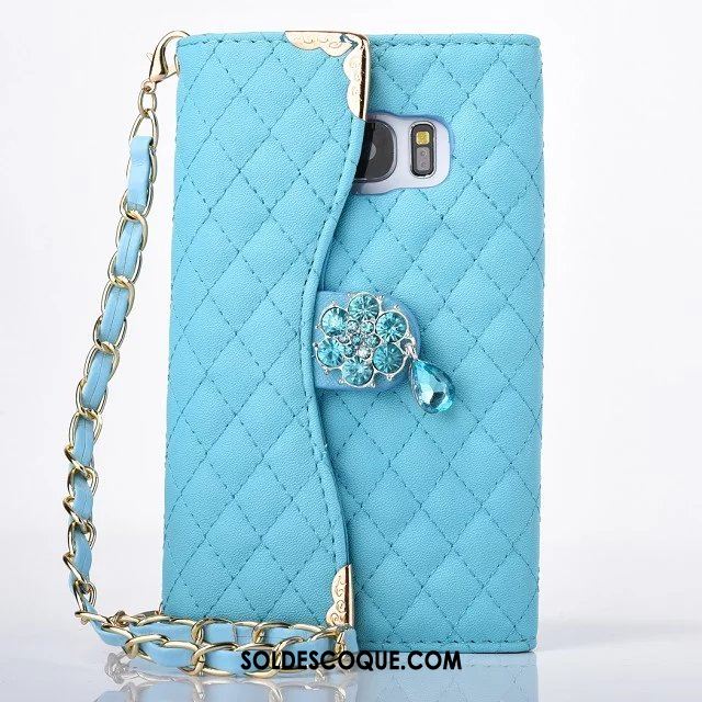 Coque Samsung Galaxy S7 Edge Sac Téléphone Portable Étui Étui En Cuir Bracelet Pas Cher