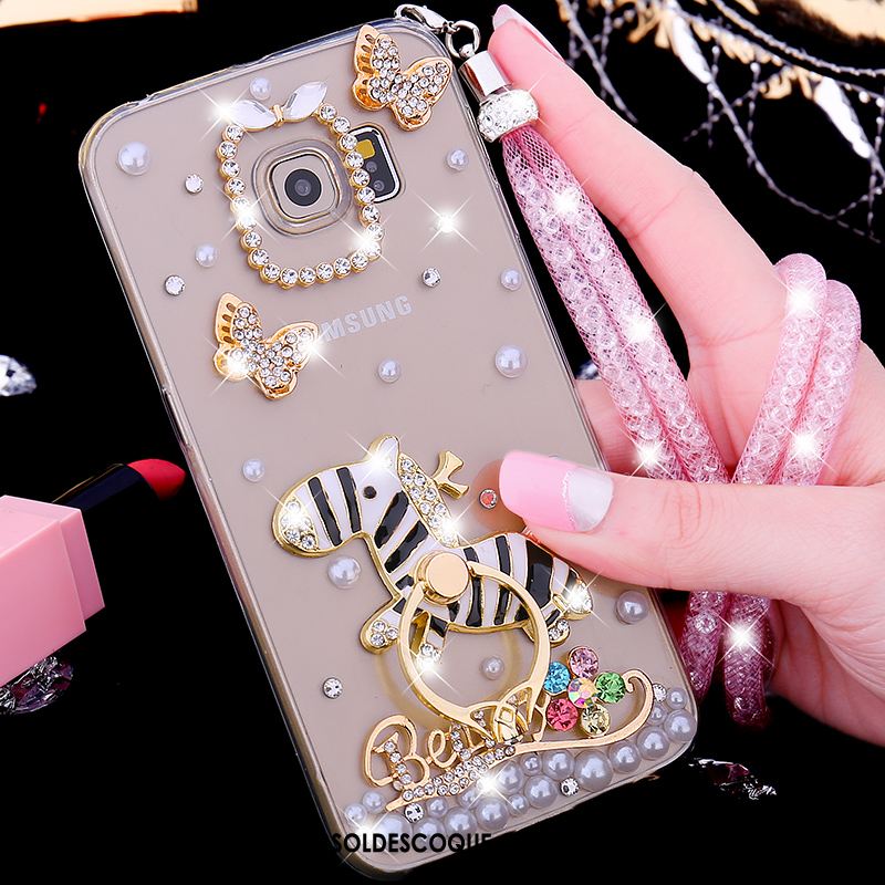 Coque Samsung Galaxy S7 Edge Téléphone Portable Tendance Protection Mode Strass En Vente