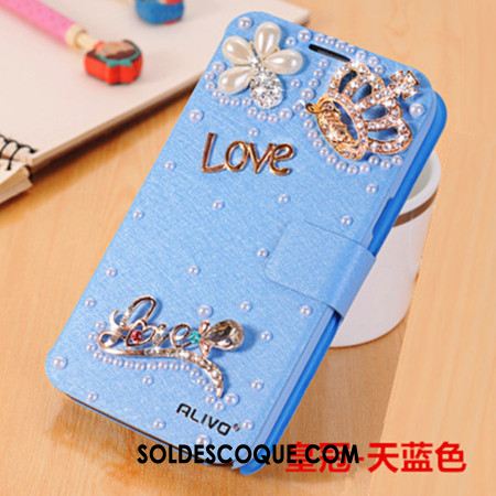 Coque Samsung Galaxy S7 Edge Étoile Étui En Cuir Protection Tendance Strass Pas Cher