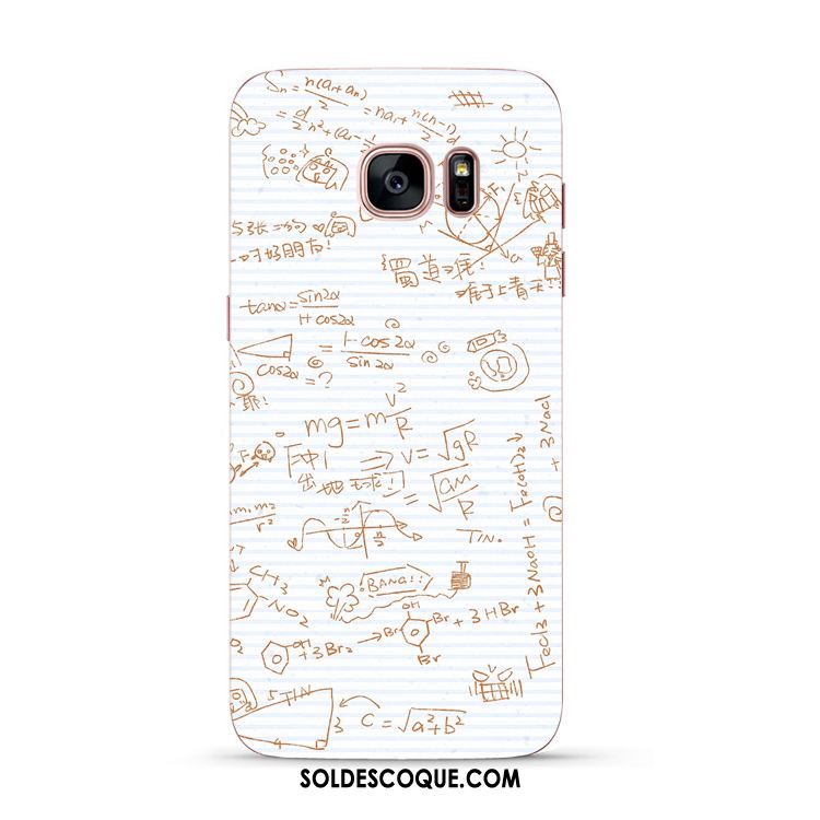 Coque Samsung Galaxy S7 Graffiti Téléphone Portable Créatif Fluide Doux Étoile Housse Pas Cher
