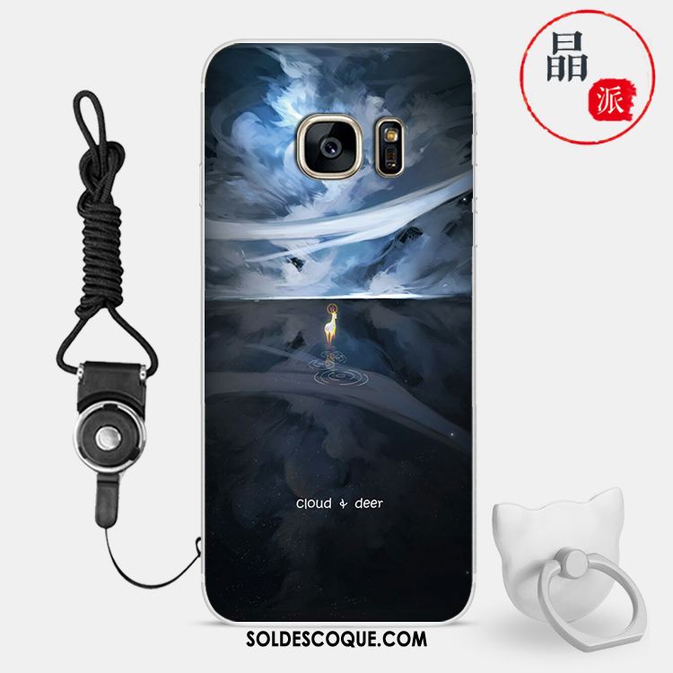 Coque Samsung Galaxy S7 Incassable Dessin Animé Téléphone Portable Étoile Personnalité Soldes