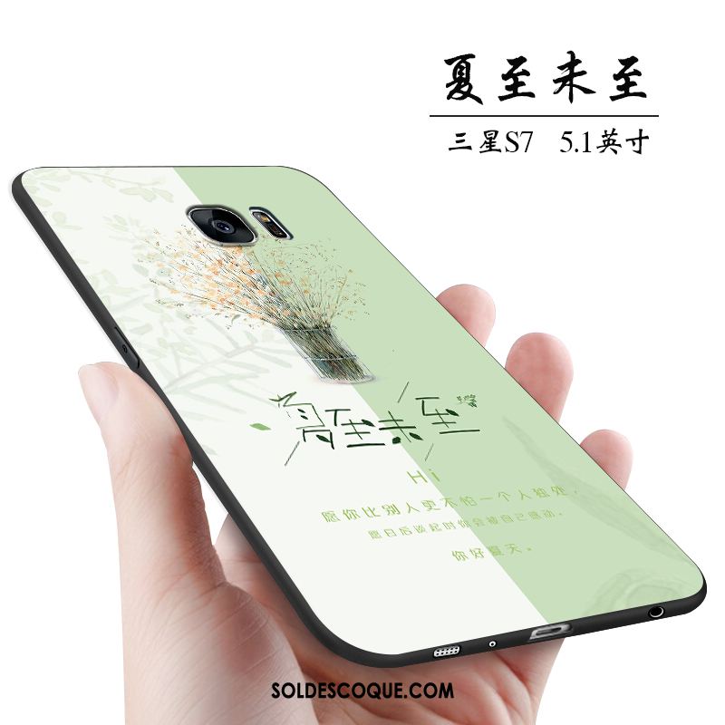 Coque Samsung Galaxy S7 Incassable Petit Téléphone Portable Silicone Créatif En Vente