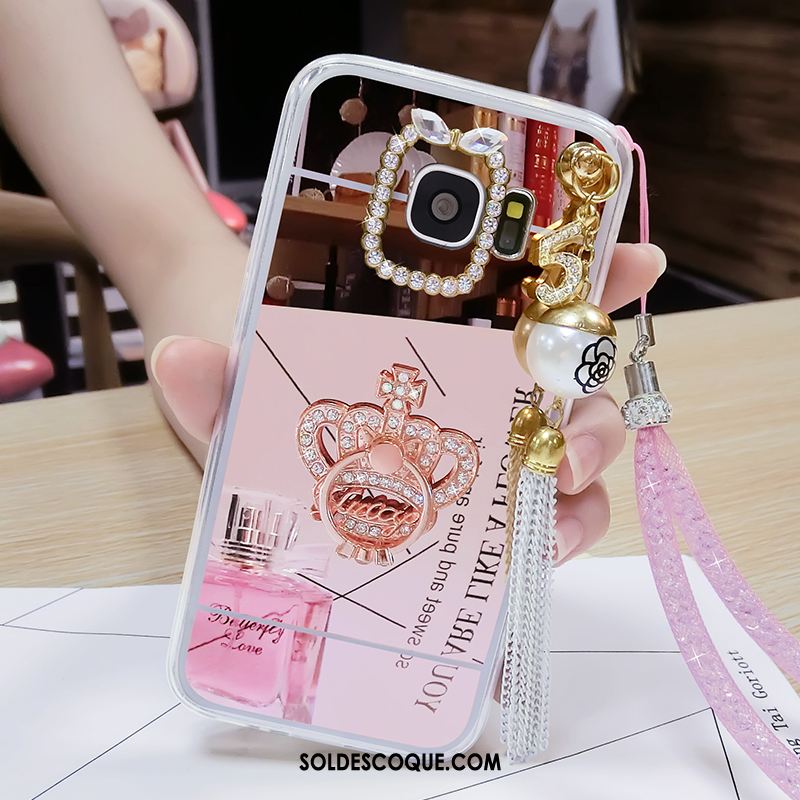 Coque Samsung Galaxy S7 Or Mode Incassable Téléphone Portable Étoile Pas Cher